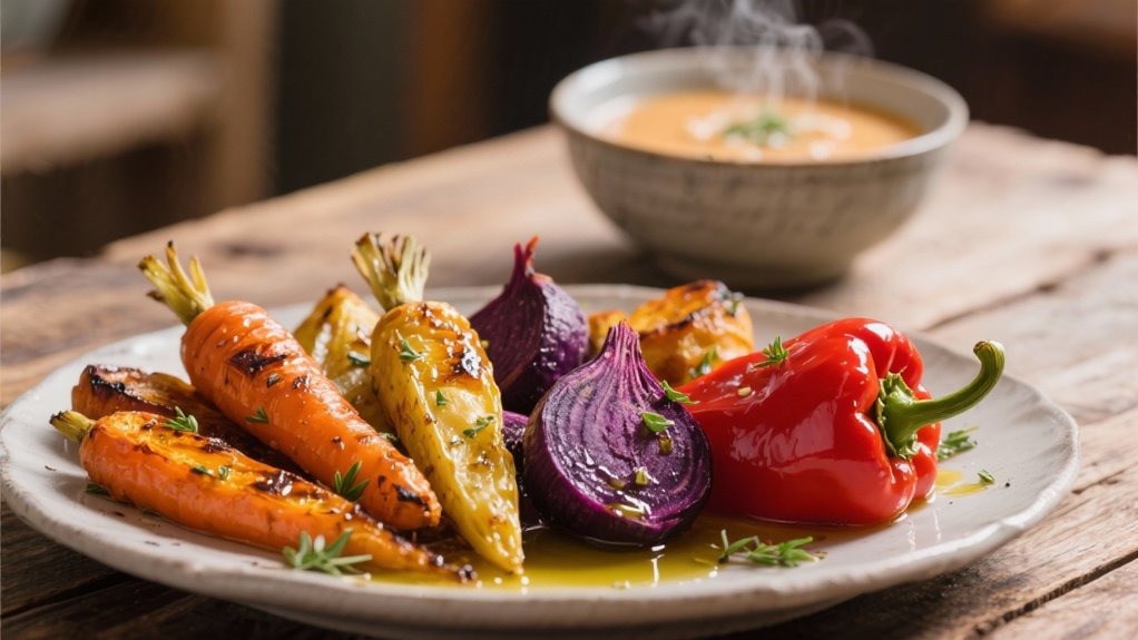 caramelized roasted vegetable medley