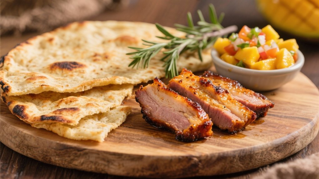 cassava flatbread perfect pairing