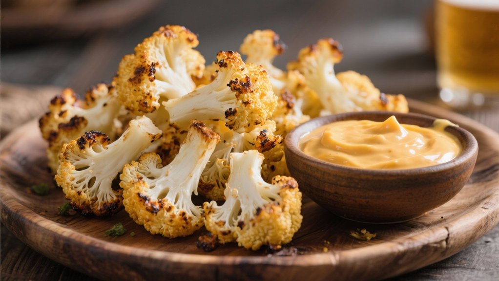 cauliflower beer cheese dip