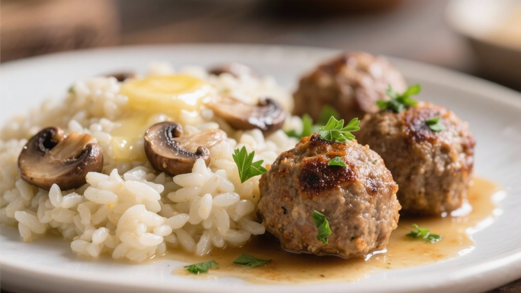 cauliflower shiitake mushroom risotto