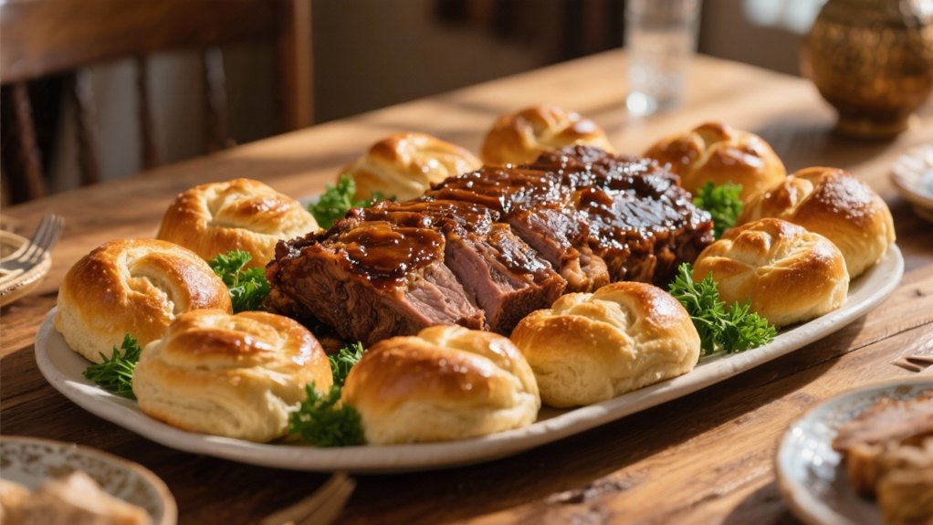 challah rolls soak gravy deliciously