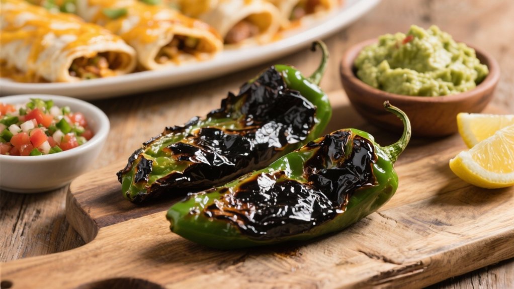 charred poblano pepper delight