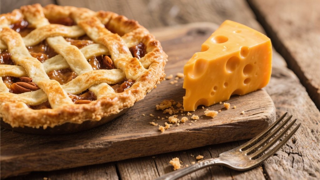 cheddar cheese and apple pie