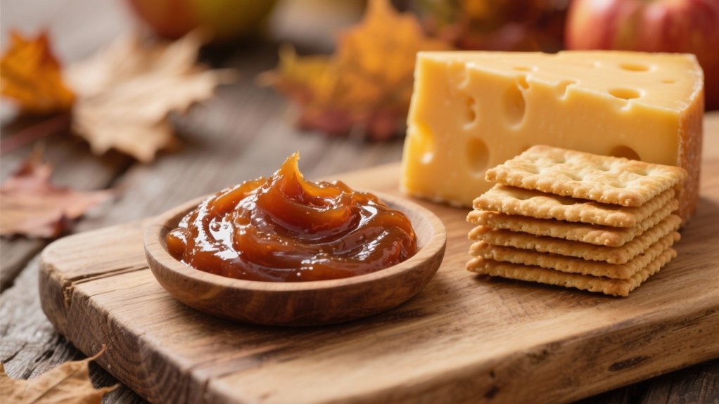cheddar cheese and crackers