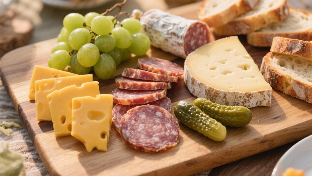 cheese and sausage pairing