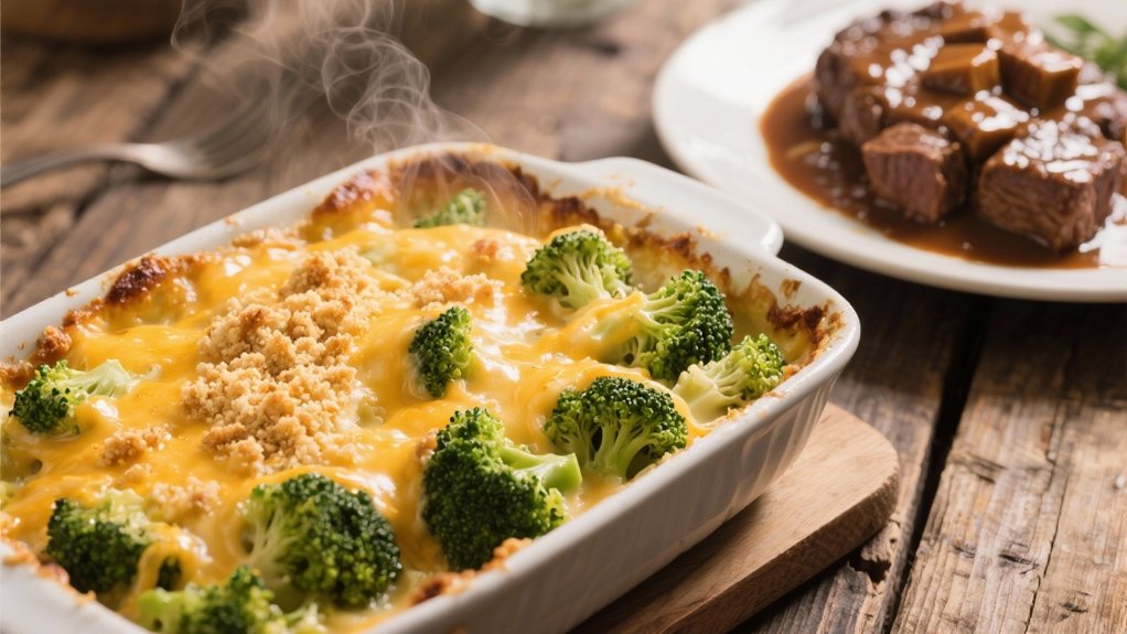 cheesy broccoli casserole delight