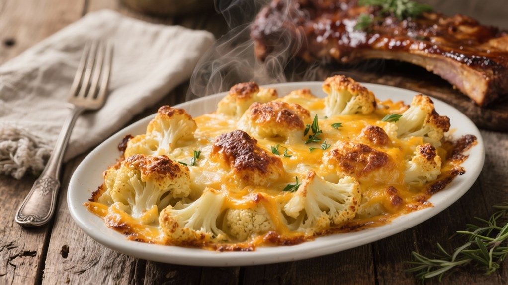 cheesy cauliflower gratin delight