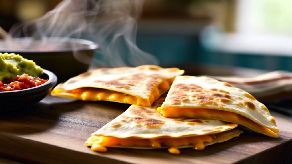 cheesy crispy tortilla delight
