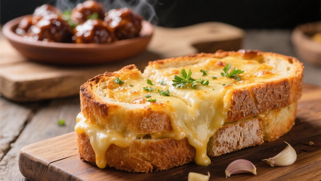 cheesy garlic bread delight