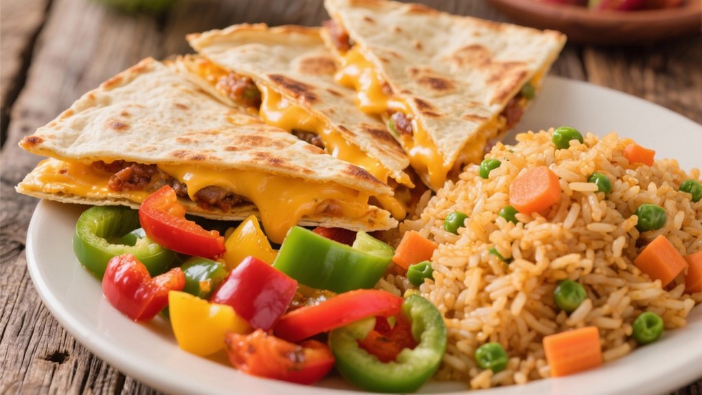 cheesy pepper quesadillas recipe