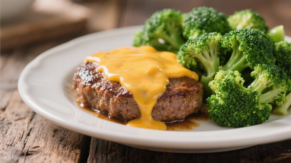 cheesy steamed broccoli delight