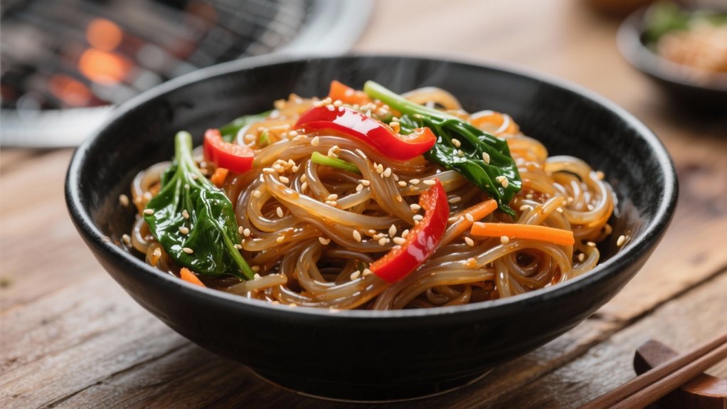 chewy glass noodles stir fry