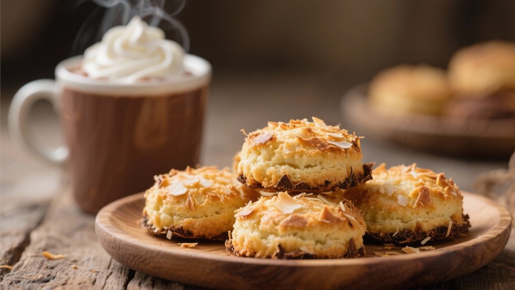 chewy golden coconut treats