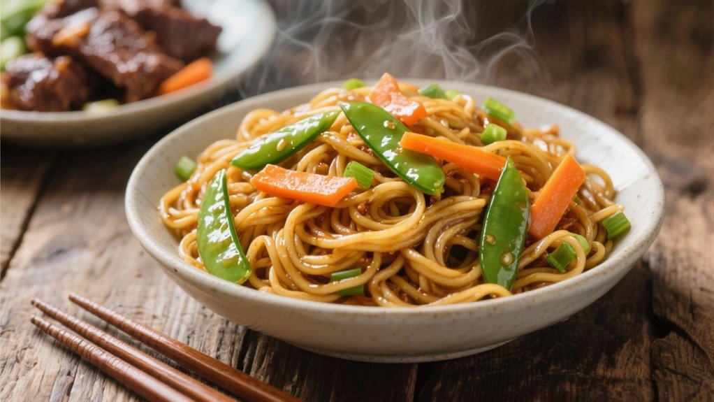 chewy lo mein noodle delight