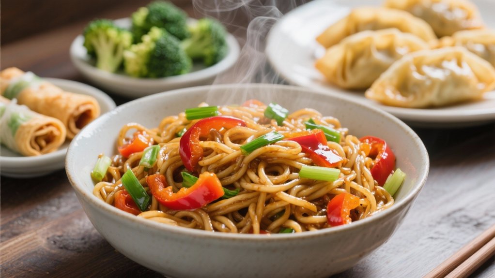 chewy noodles flavorful toppings