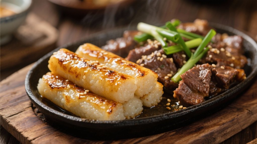 chewy savory korean rice cakes