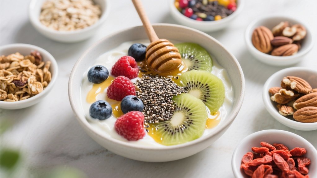 chia seeds enhance yogurt
