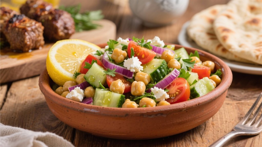 chickpea mediterranean salad delight