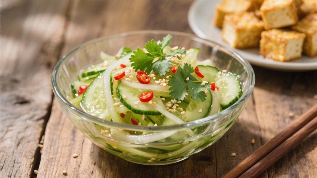 chilled cucumber salad recipe
