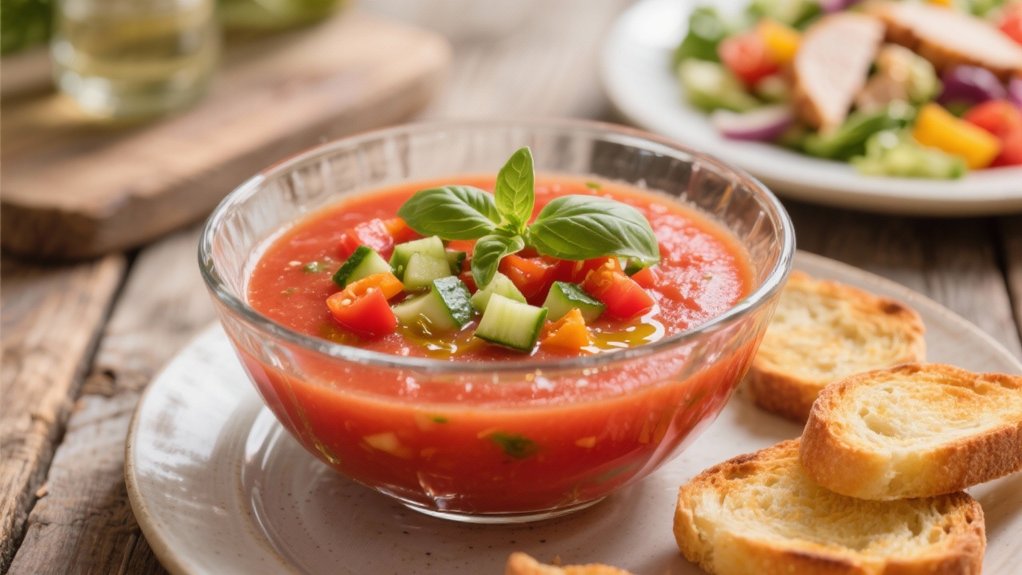 chilled gazpacho soup variations