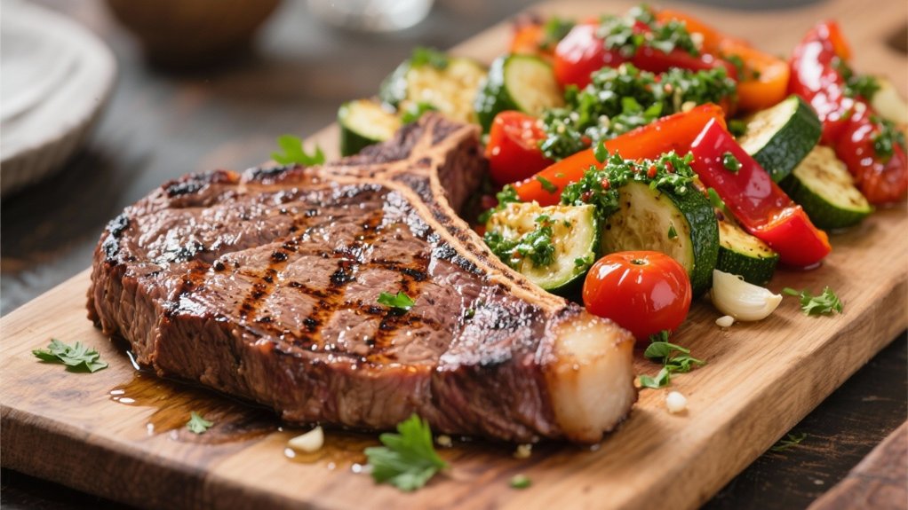 chimichurri enhances roasted vegetables