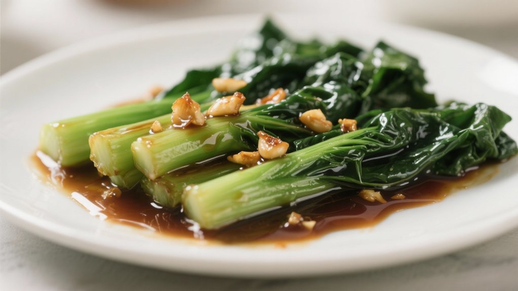 chinese broccoli with oyster sauce