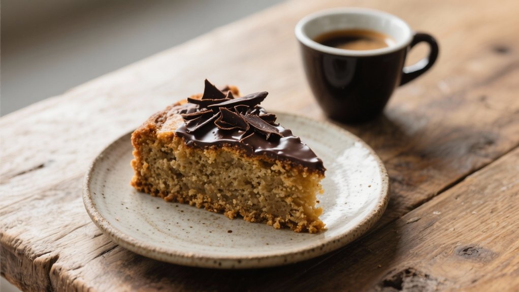 chocolate curls with espresso