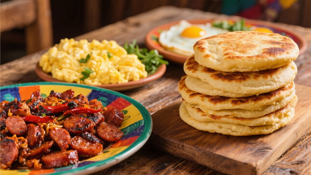 chorizo enhances fluffy eggs