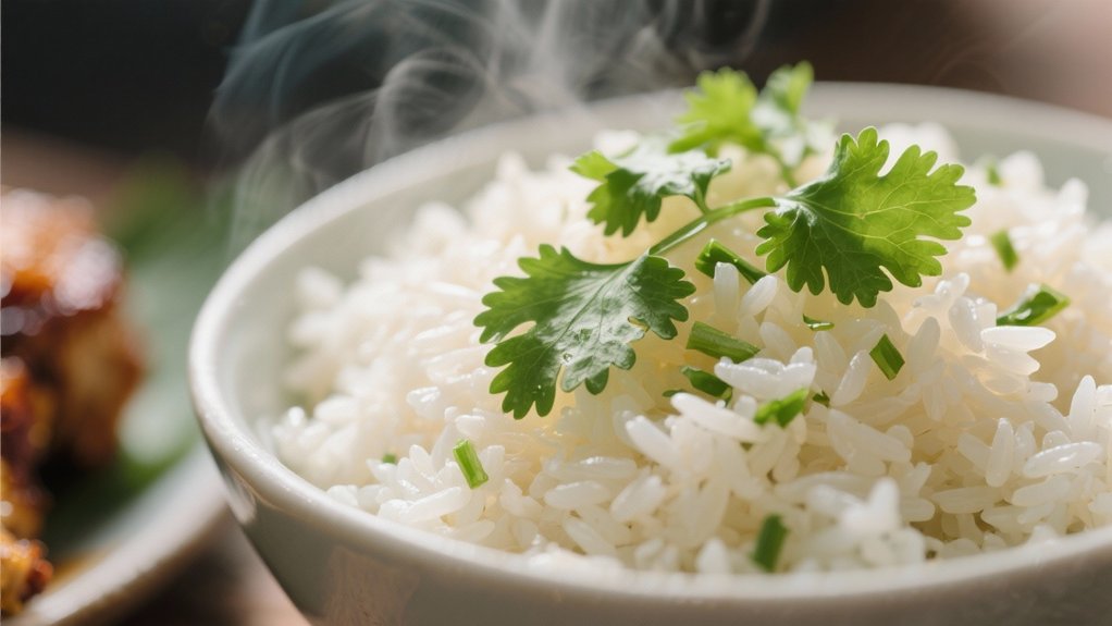 cilantro infused jasmine rice