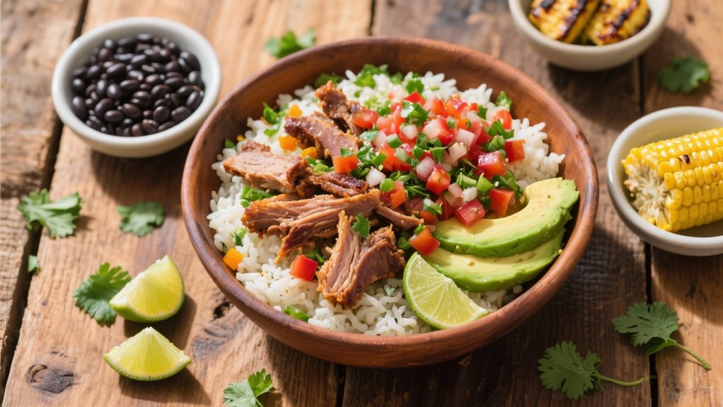 cilantro lime rice bowl