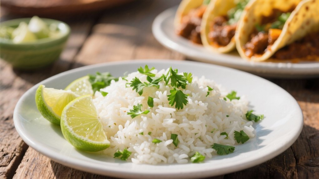cilantro lime rice transformation