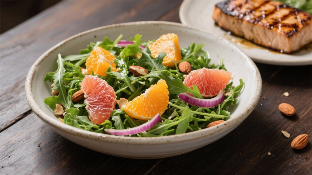 citrus infused arugula salad