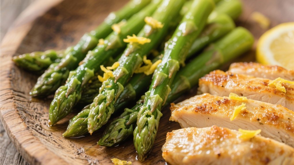 citrusy asparagus brightens meals