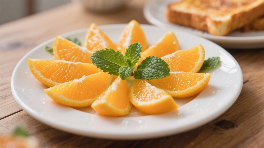 citrusy freshness with mint