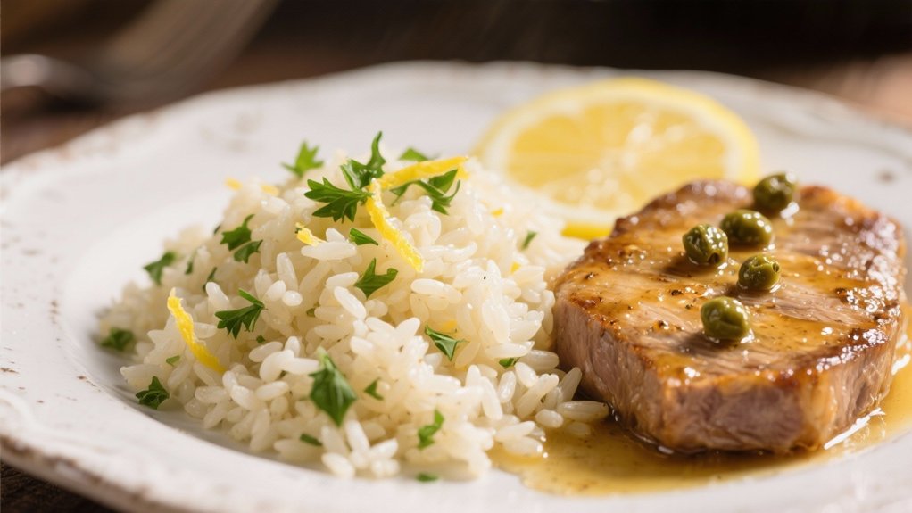citrusy herb rice pilaf