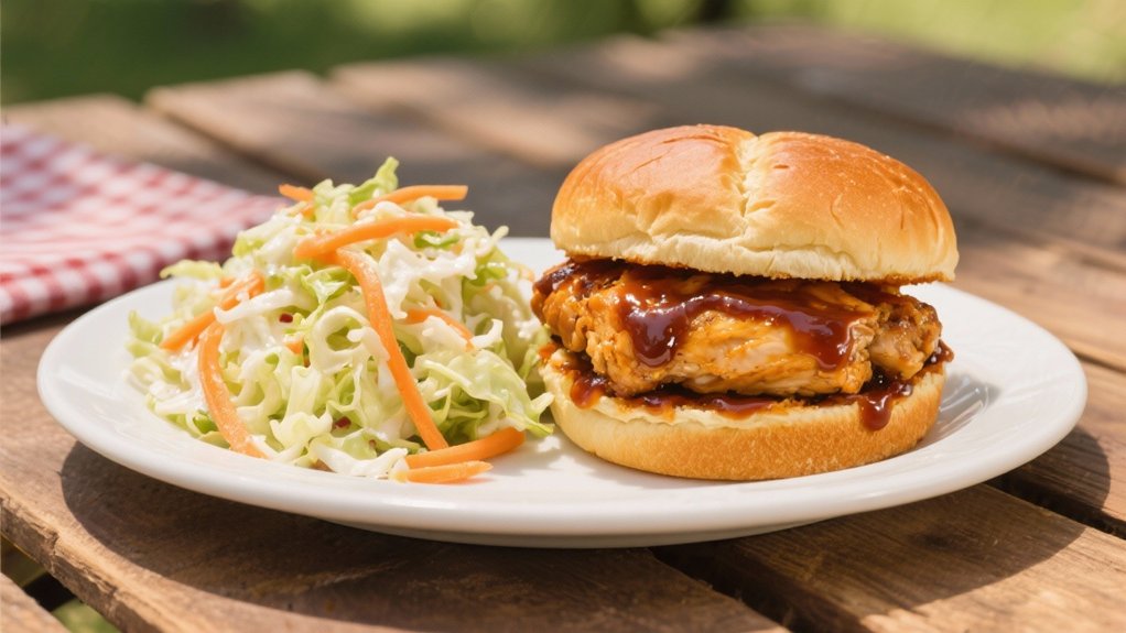 classic coleslaw enhances bbq