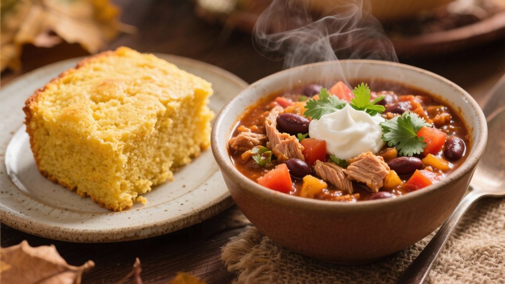 classic cornbread for chili