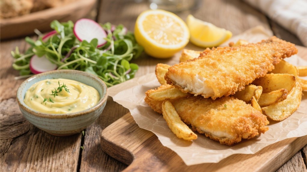 classic creamy fish accompaniment