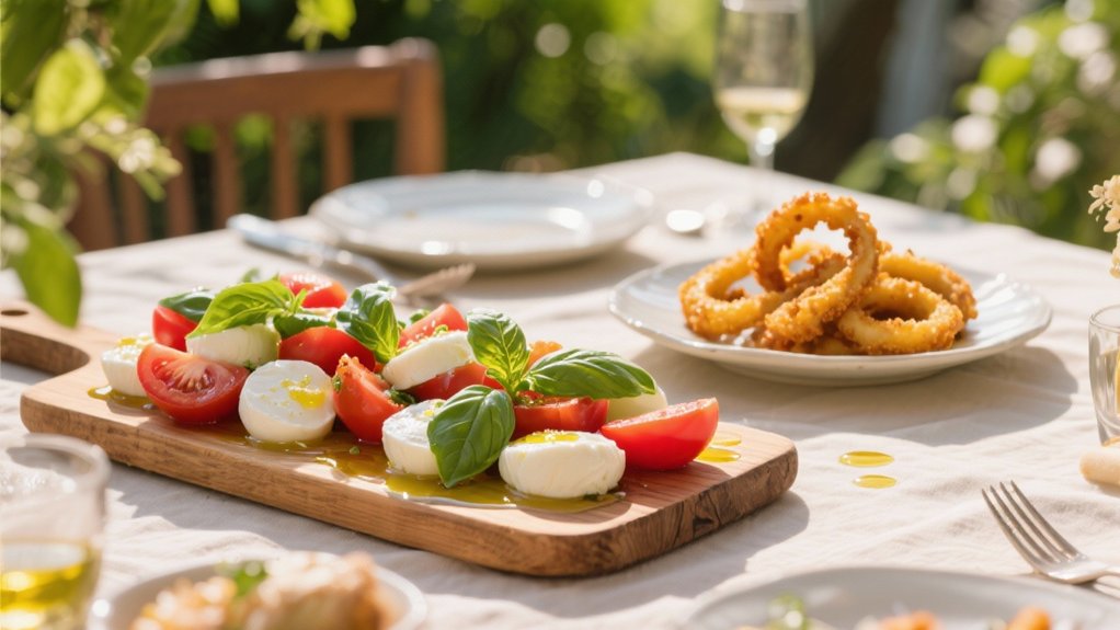 classic italian salad trio