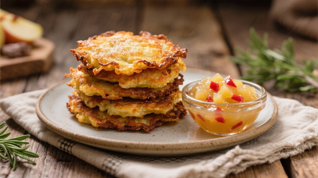 classic latke applesauce pairing