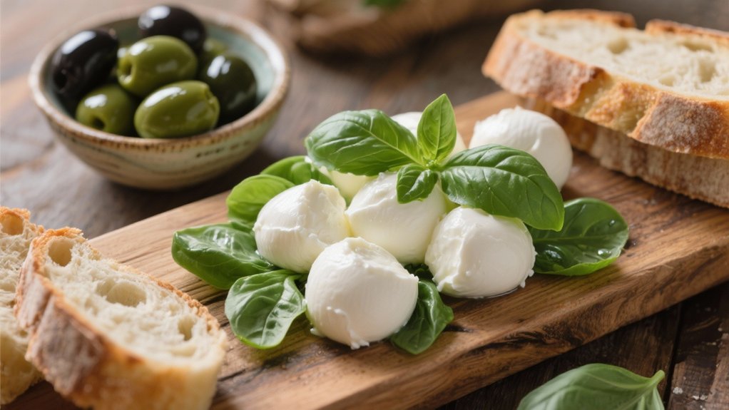 classic mozzarella and basil