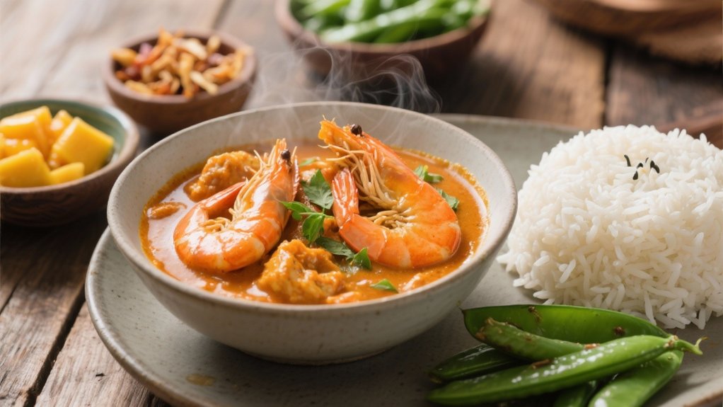 coconut curry shrimp delight
