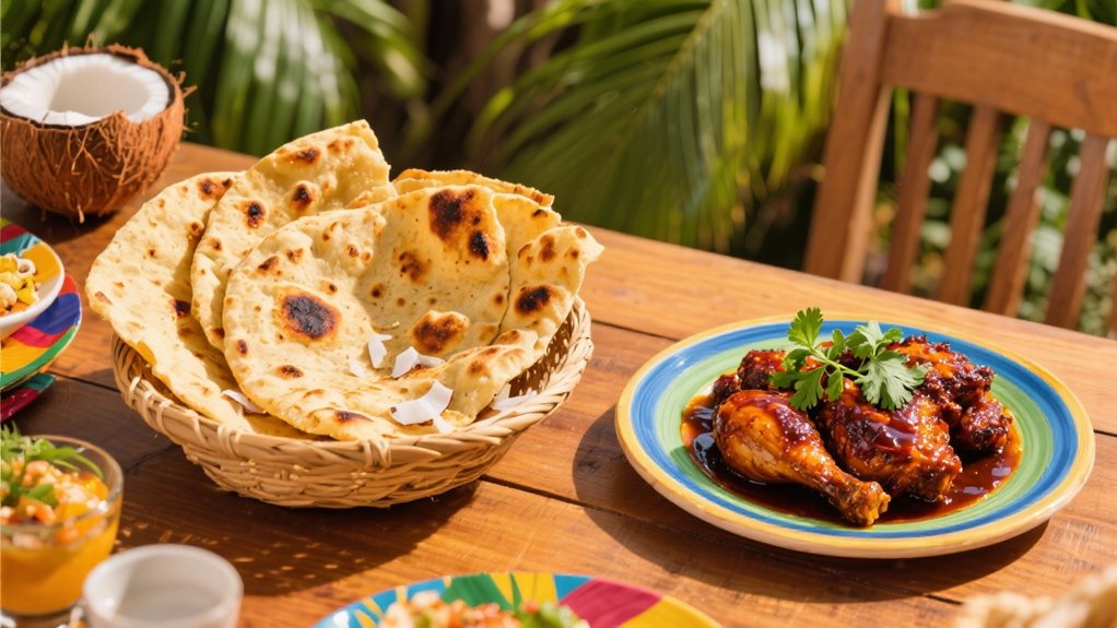 coconut flatbread enhances meals