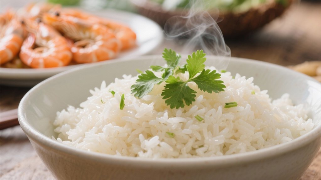 coconut infused jasmine rice delight