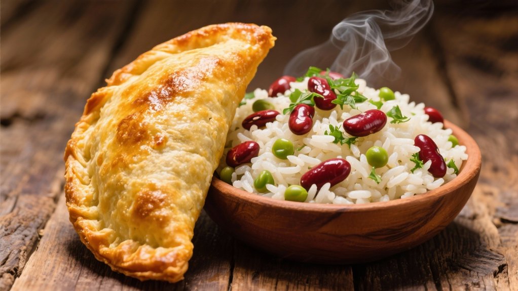 coconut infused rice and beans