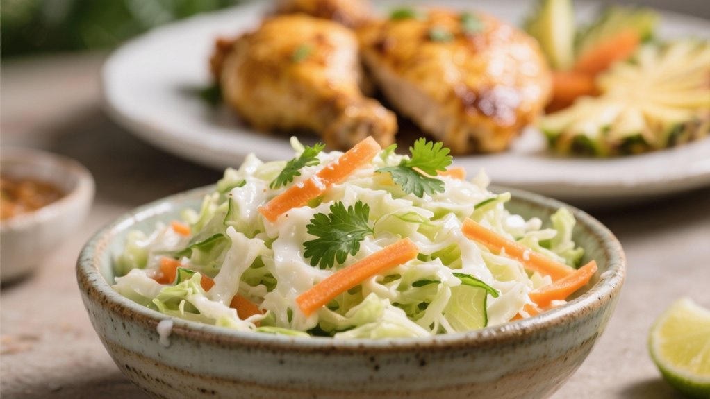 coconut lime coleslaw delight