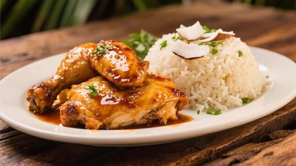 coconut milk enhances rice
