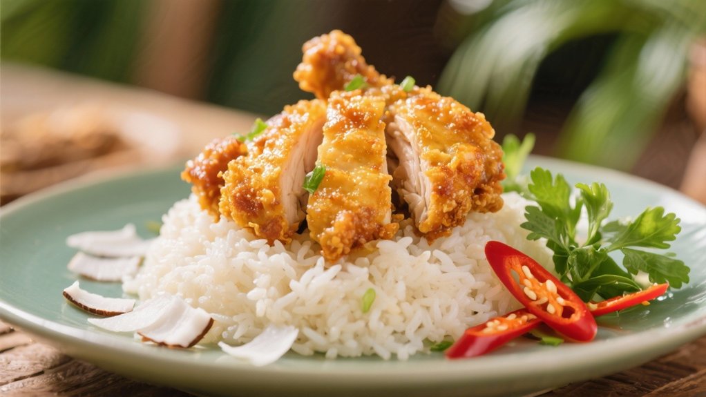 coconut rice balances bold flavors