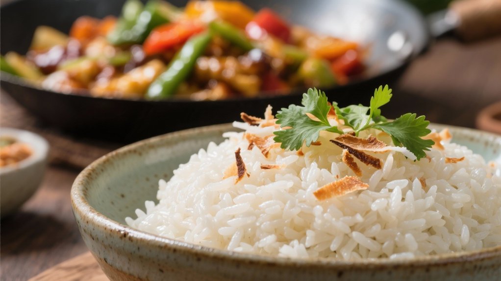coconut rice enhances flavors