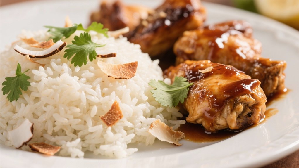coconut rice enhances meals